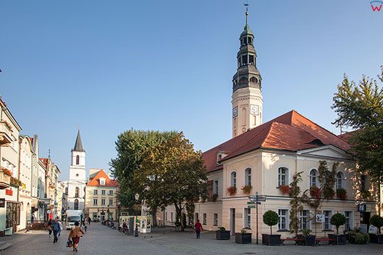 Zielona Gora, Ratusz Miejski na Starym Rynku. EU, PL, Lubuskie.